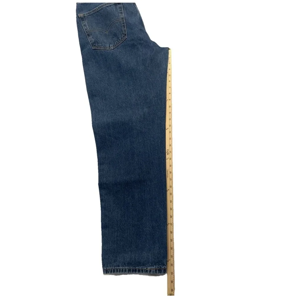 Levis‎ 550 Jeans Mens 38x34 Blue Relaxed Tapered Mid Rise Medium Wash Denim EUC